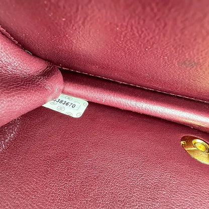 Chanel Timeless Wallet on Chain WOC Vintage Lammleder schwarz vergoldete Hardware/sehr gut Chanel