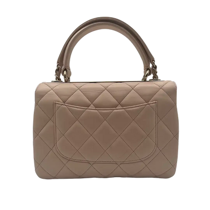 Chanel Trendy CC Top Handle Lammleder helles pink / akzeptabel Fullset Chanel