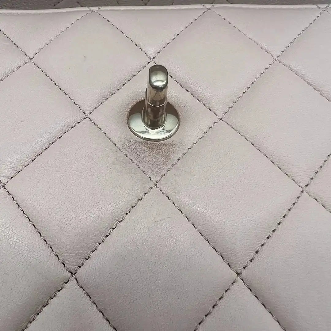 Chanel Trendy CC Top Handle Lammleder helles pink / akzeptabel Fullset Chanel