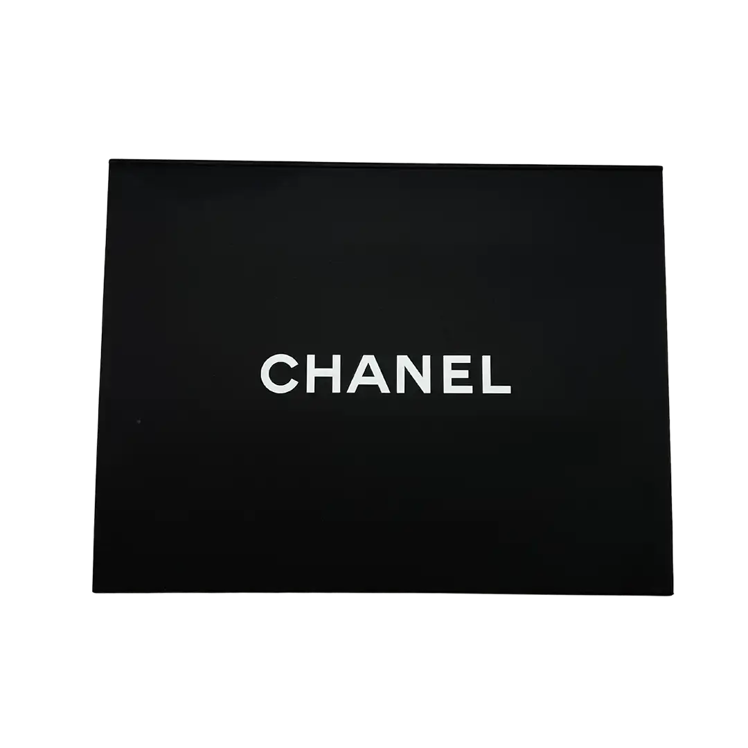 Chanel Vanity Case Bag CC Kaviar Leder schwarz weiß / ungetragen Chanel