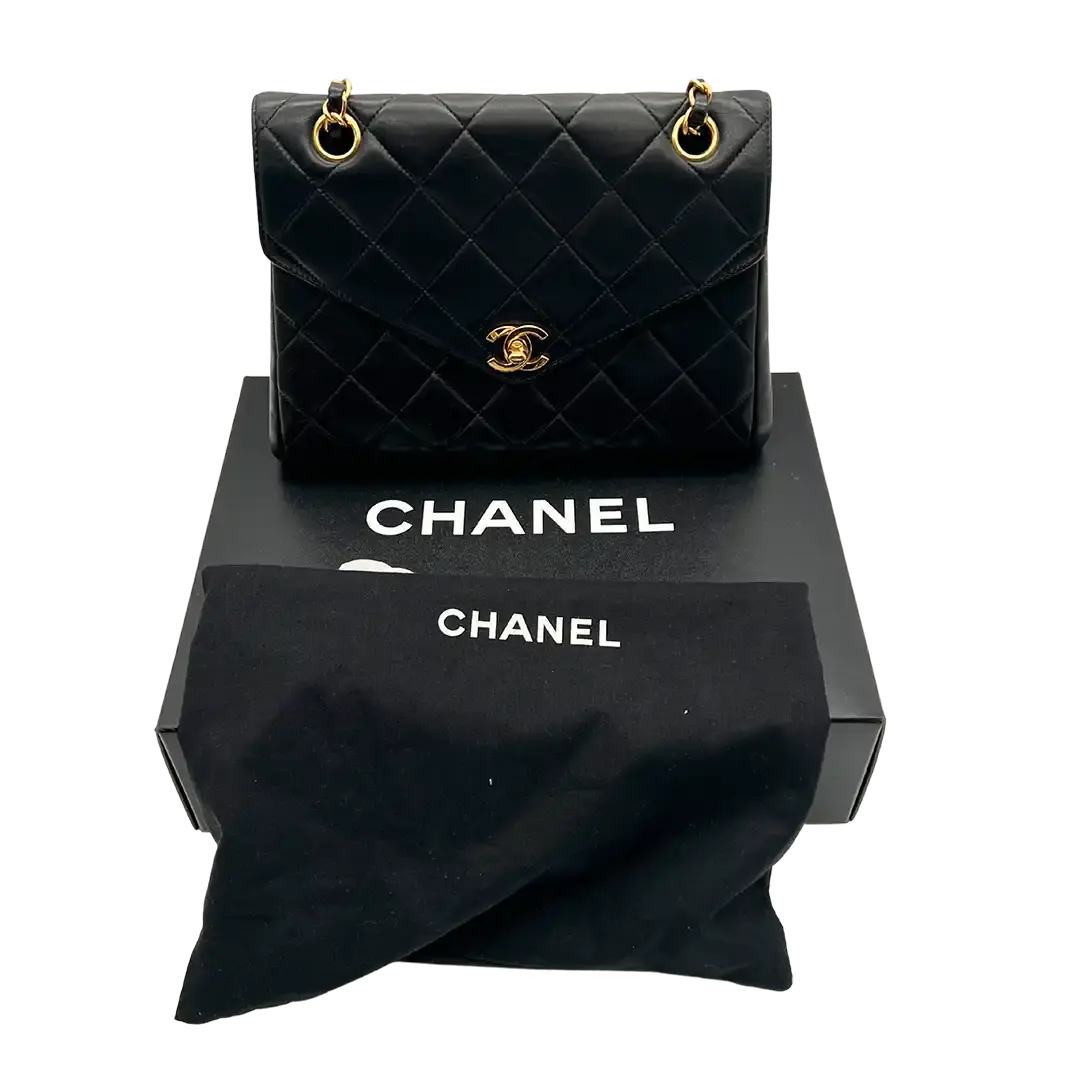 Chanel Vintage Timeless Schultertasche Leder / guter Zustand Chanel
