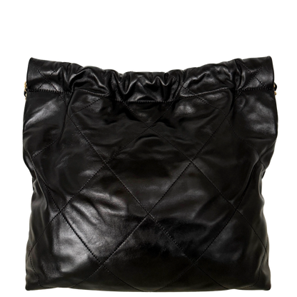 Chanel 22 kleine Hobo Bag Schwarz goldene Hardware Fullset / sehr gut Chanel