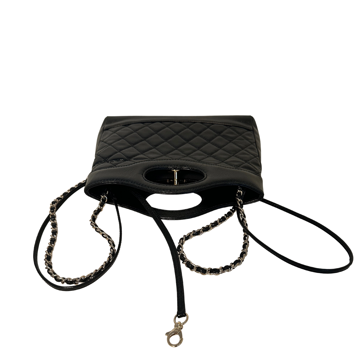 Chanel 31 Mini Shopper glänzendes Lammleder goldene Hardware / sehr gut Chanel
