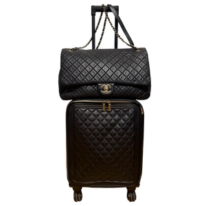 Chanel XXL Airline Flap Bag and Luggage Set Rarity / Very Good