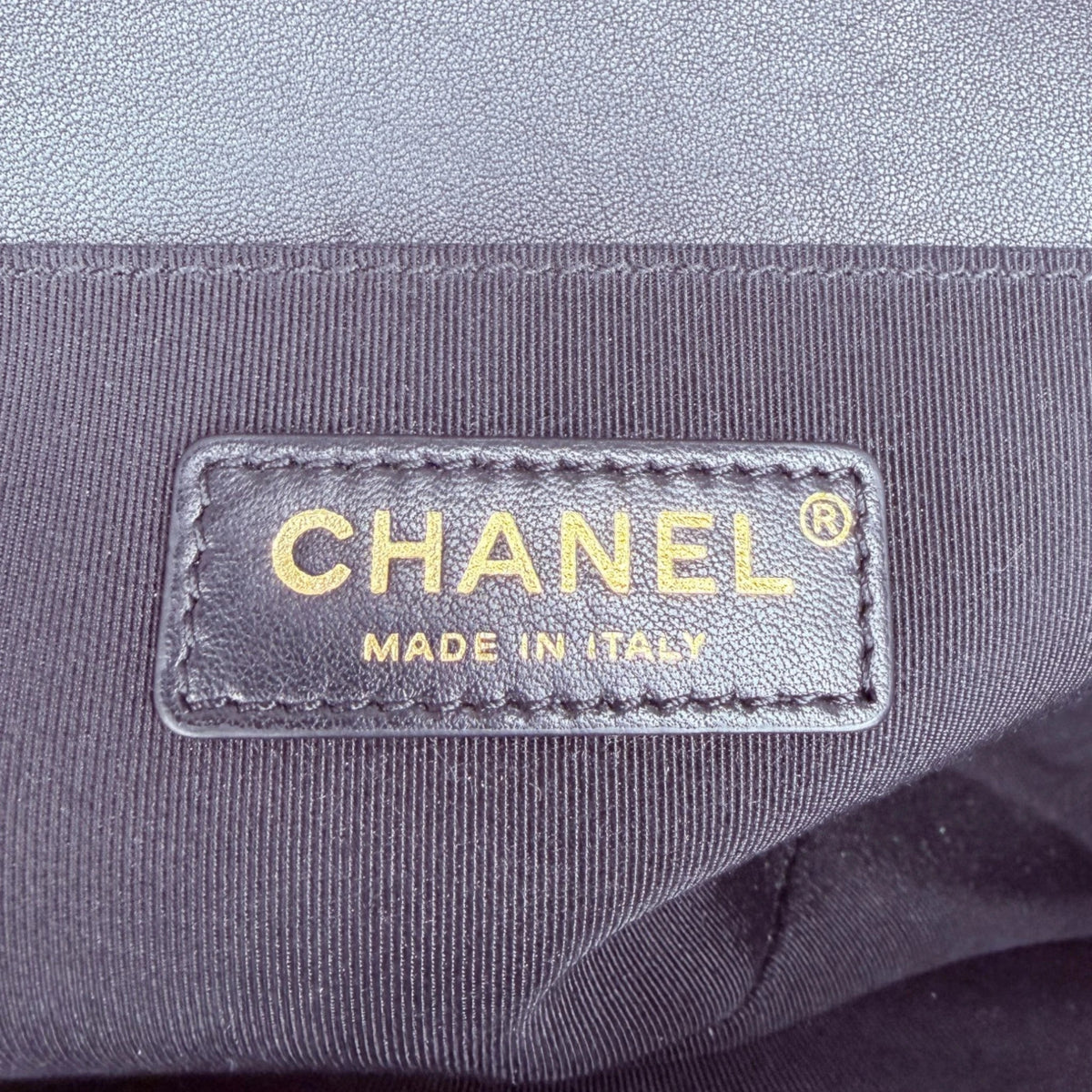 Chanel Boy Braided Jacket Tweed x Lammleder Chanel