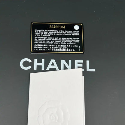 Chanel Deauville Leder Shopping Tasche Fullset / sehr gut Chanel