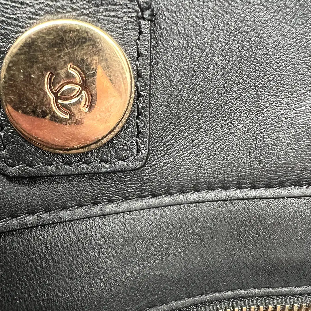 Chanel Deauville Leder Shopping Tasche Fullset / sehr gut Chanel