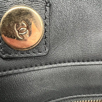 Chanel Deauville Leder Shopping Tasche Fullset / sehr gut Chanel
