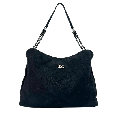 Chanel French Riviera Hobo Nubuckleder Large Handtasche / gut Chanel