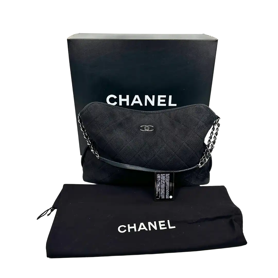 Chanel French Riviera Hobo Nubuckleder Large Handtasche / gut Chanel