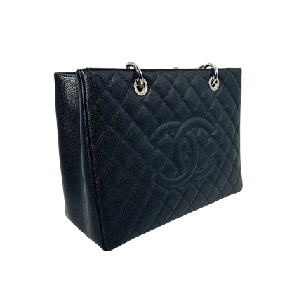 Chanel GST Grand Shopping Tote Kaviar Leder schwarz / sehr gut Chanel