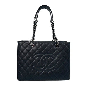 Chanel GST Grand Shopping Tote kaviaarleer zwart