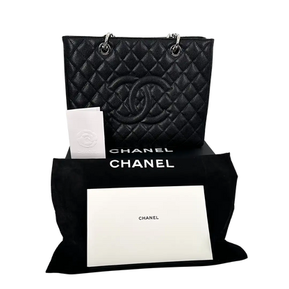Chanel GST Grand Shopping Tote Kaviar Leder schwarz / sehr gut Chanel