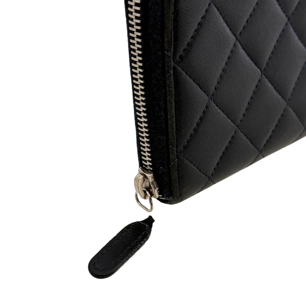 Chanel CC zip-around Geldbörse Dunkelblau / gut Louis Vuitton