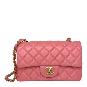 Chanel Timeless Rectangular Mini Flap Bag Roze 2019