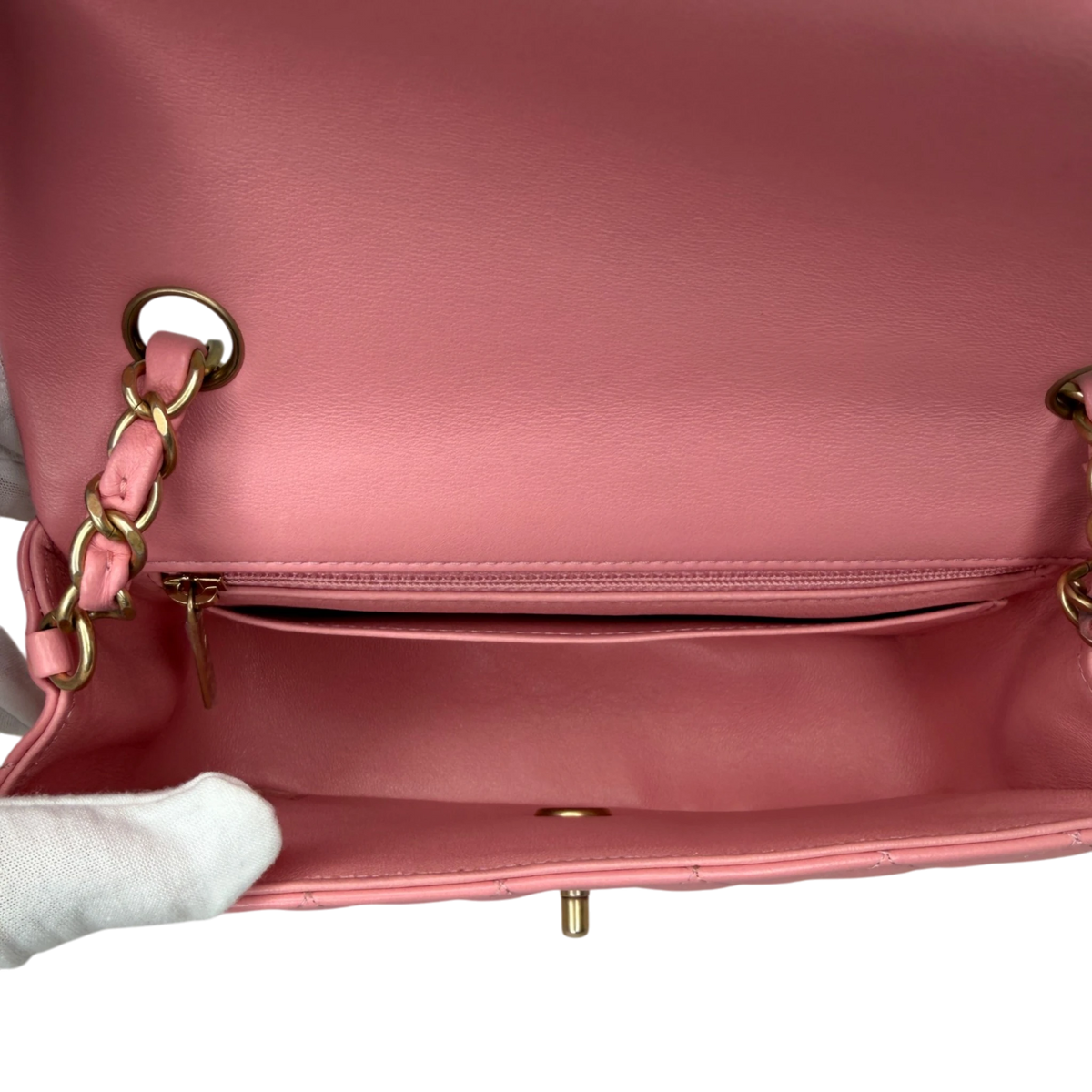 Chanel Timeless Rectangular Mini Flap Bag Pink 2019 Chanel