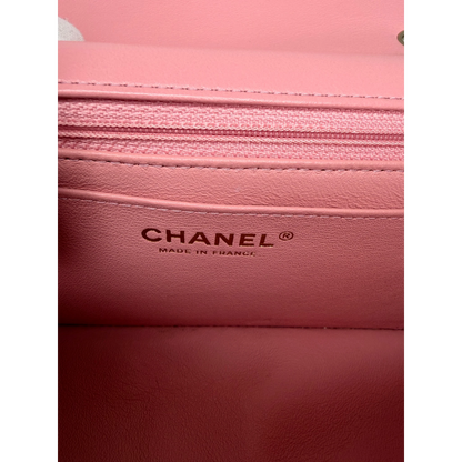 Chanel Timeless Rectangular Mini Flap Bag Pink 2019 Chanel