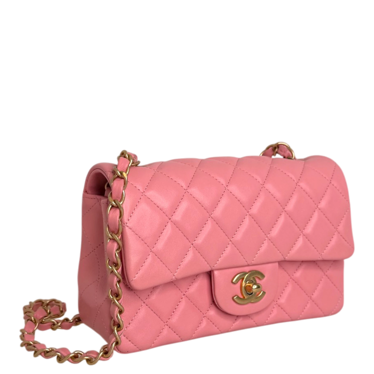 Chanel Timeless Rectangular Mini Flap Bag Pink 2019 Chanel