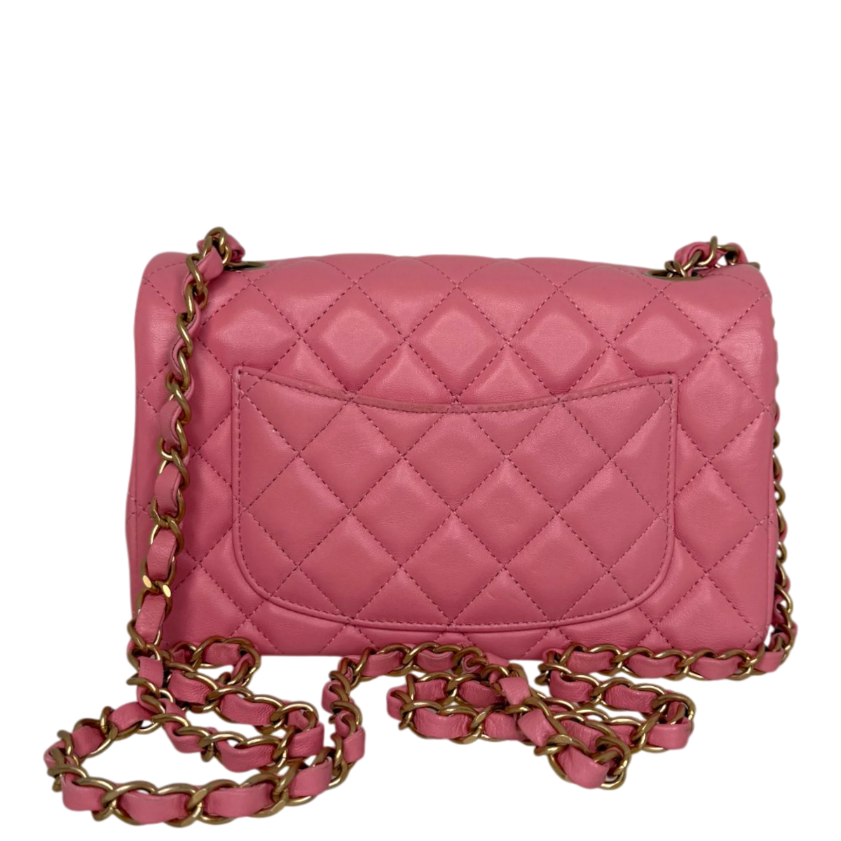 Chanel Timeless Rectangular Mini Flap Bag Pink 2019 Chanel