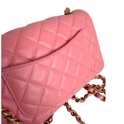 Chanel Timeless Rectangular Mini Flap Bag Pink 2019 Chanel