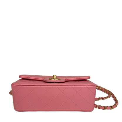 Chanel Timeless Rectangular Mini Flap Bag Pink 2019 Chanel