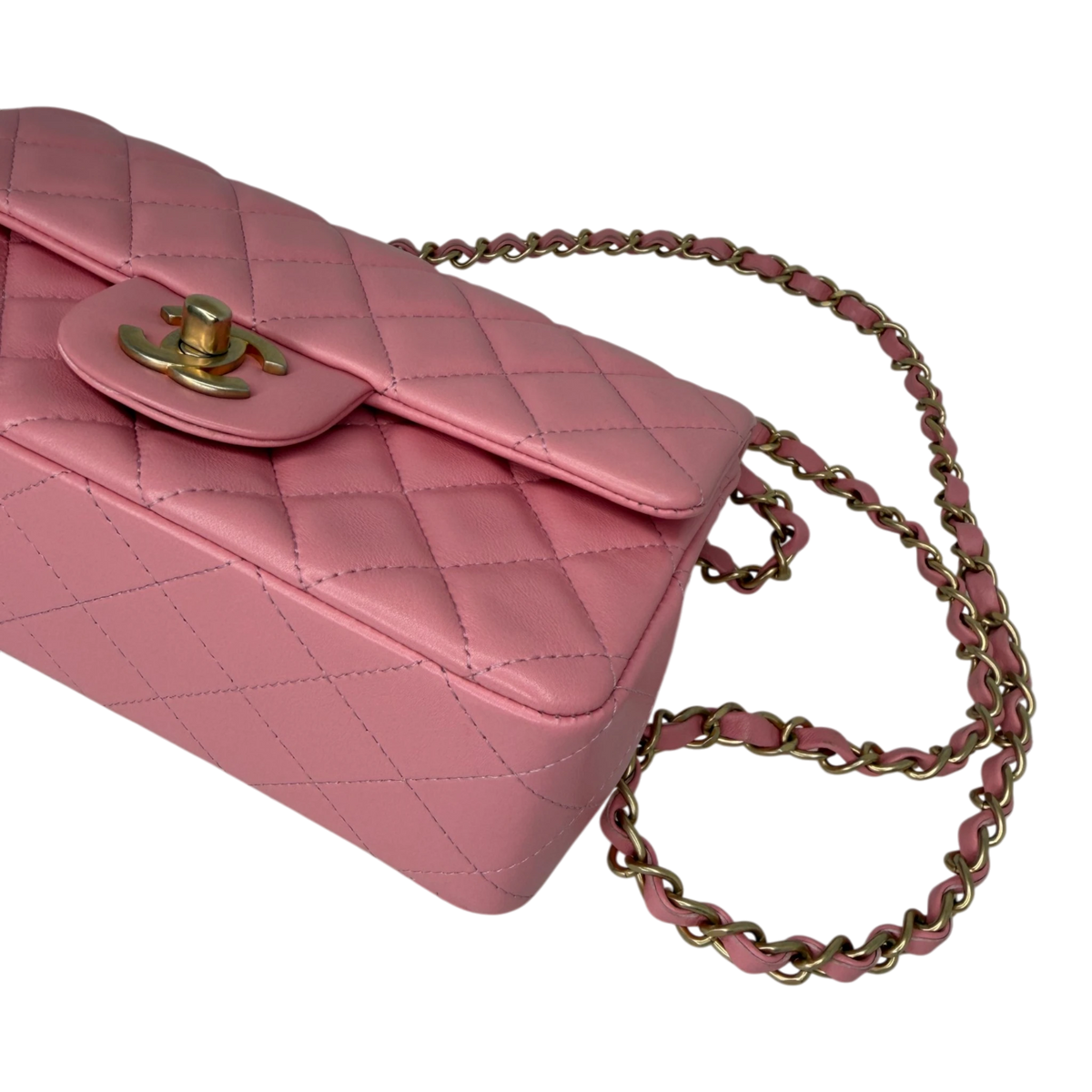 Chanel Timeless Rectangular Mini Flap Bag Pink 2019 Chanel