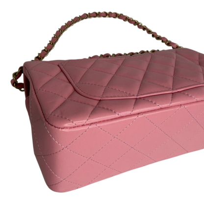 Chanel Timeless Rectangular Mini Flap Bag Pink 2019 Chanel