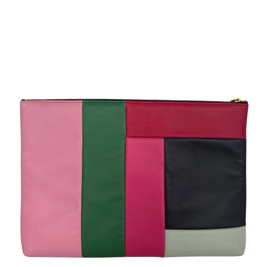 Chanel 2015 CC Colour Block Clutch Multicolor / gut Chanel