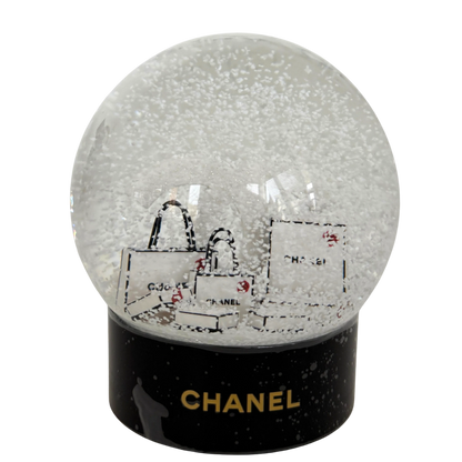 Chanel Schneekugel 2019 Schwarz / neuwertig Chanel