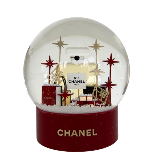 Chanel Schneekugel 2022 Rot / neuwertig Chanel