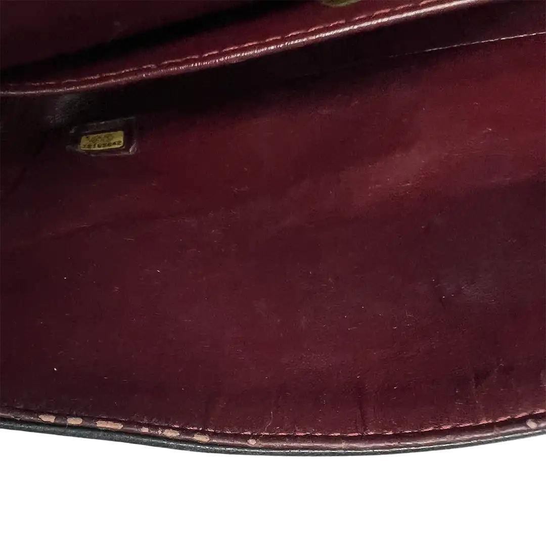 Chanel Classic Timeless Medium Flap Bag Lammleder schwarz / gut Chanel