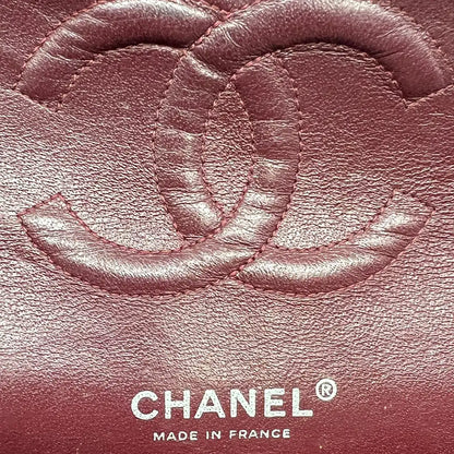 Chanel Classic Timeless Medium Flap Bag Lammleder schwarz / gut Chanel