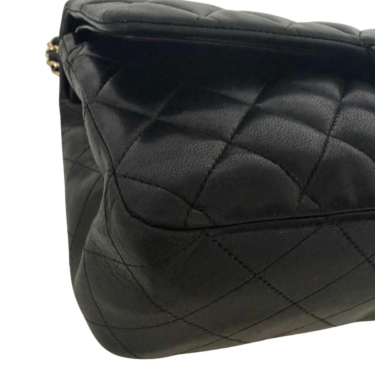 Chanel Vintage Timeless Double Flap Bag Medium schwarz / sehr gut Chanel