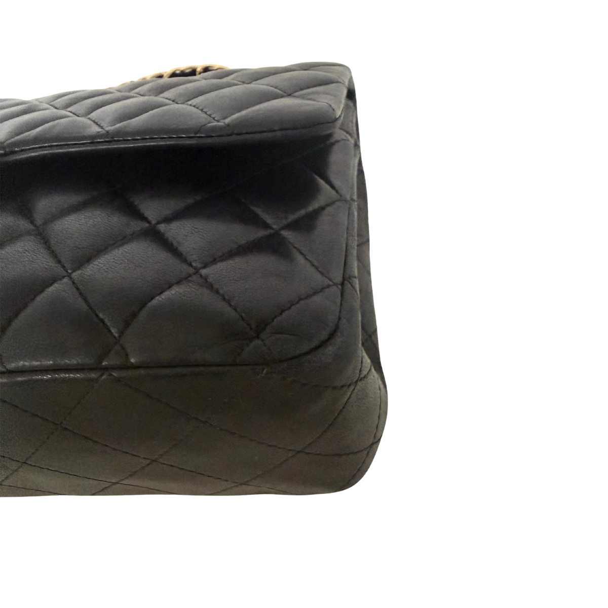 Chanel Vintage Timeless Double Flap Bag Medium schwarz / sehr gut Chanel