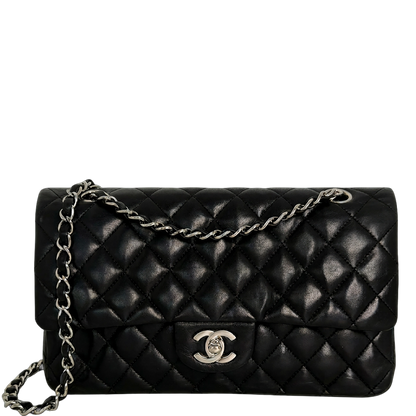 Chanel Timeless Medium Doubleflap Bag Lammleder schwarz / sehr gut Chanel
