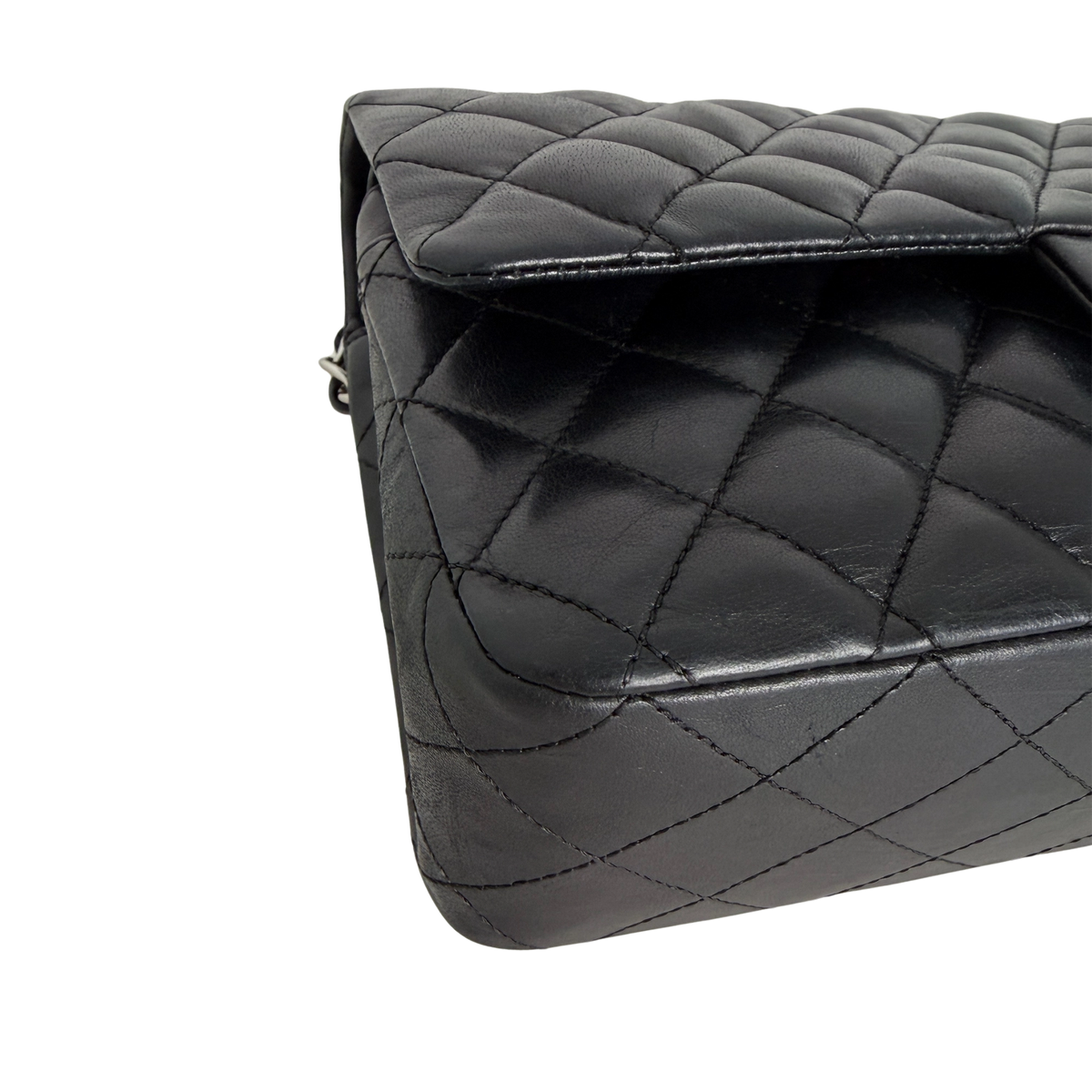 Chanel Timeless Medium Doubleflap Bag Lammleder schwarz / sehr gut Chanel