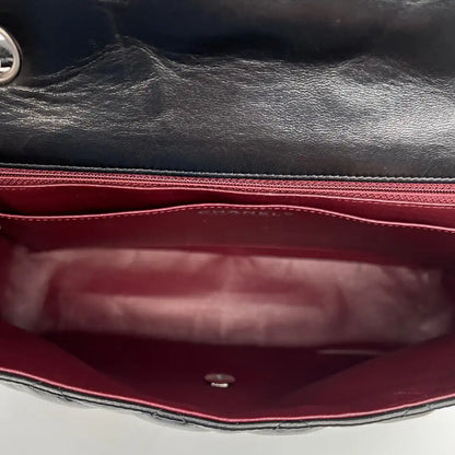 Chanel Timeless Jumbo Single Flap Bag Handtasche 2010 schwarz Lammleder / sehr gut Chanel