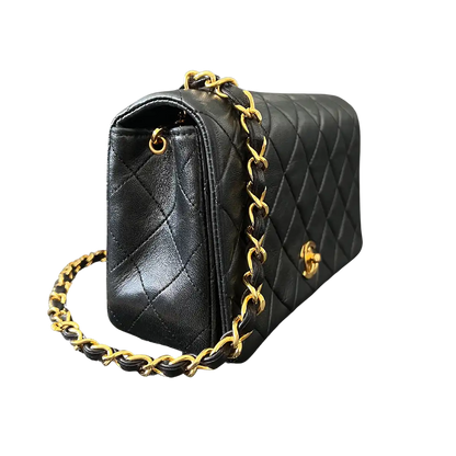 Chanel Timeless Classic Mini Tasche schwarz Vintage / sehr gut Chanel