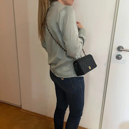 Chanel Timeless Classic Mini Tasche schwarz Vintage / sehr gut Chanel