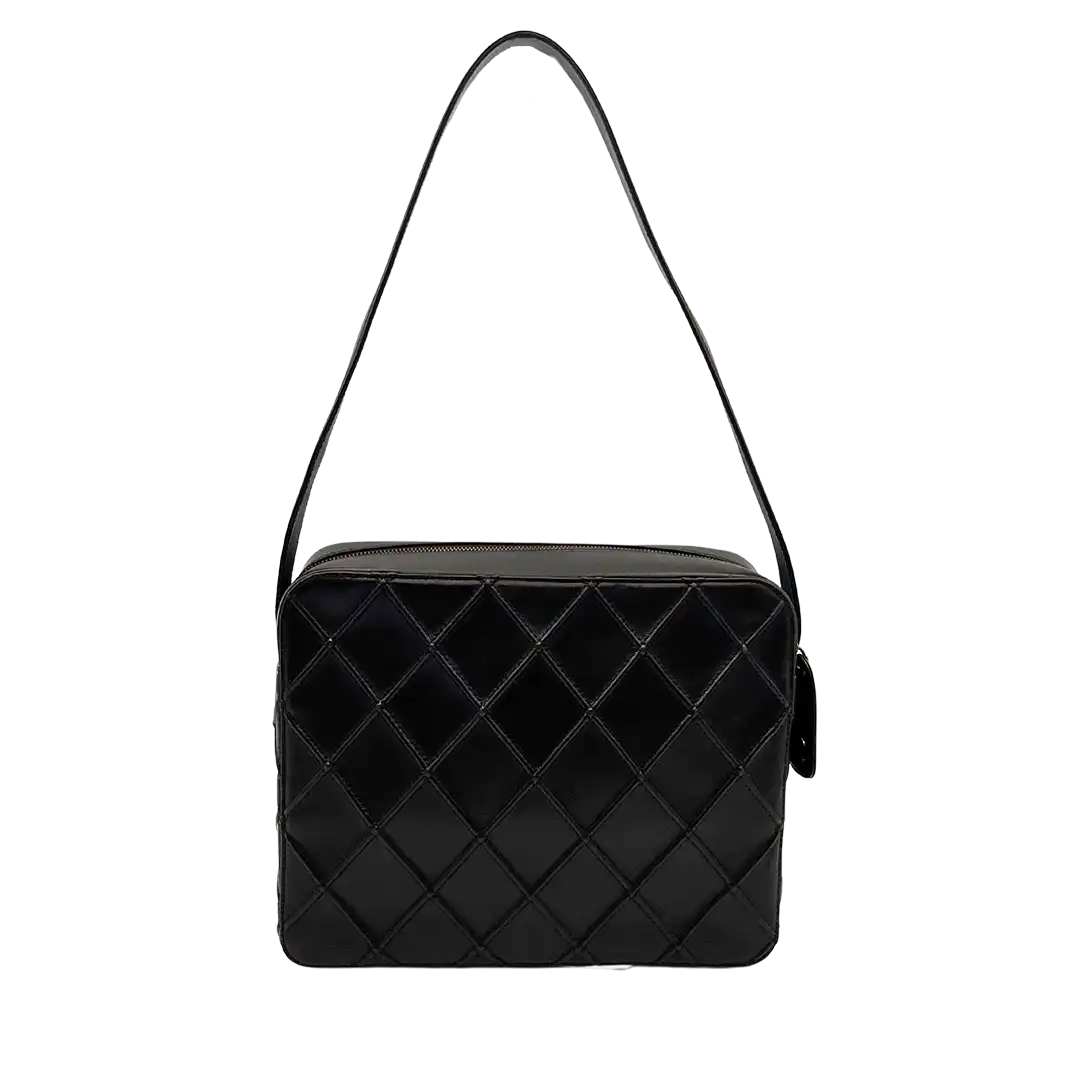 Chanel Vintage Schultertasche dunkelbraun / sehr gut Chanel