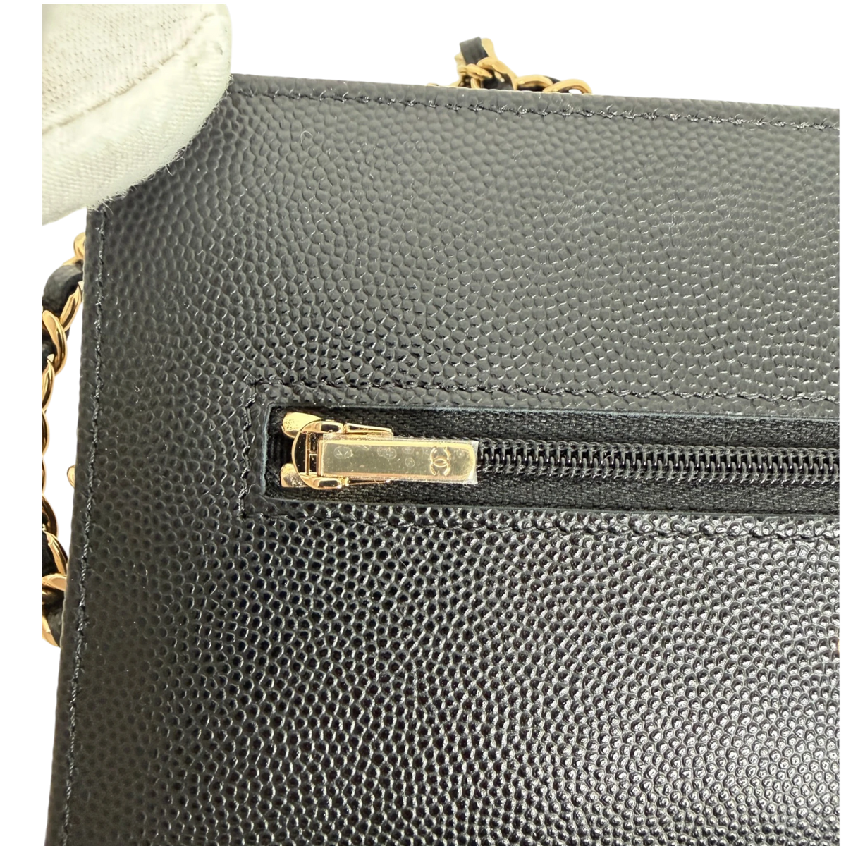 Chanel Wallet on Chain Kaviarleder schwarz GHW 2024 limited Edition Chanel