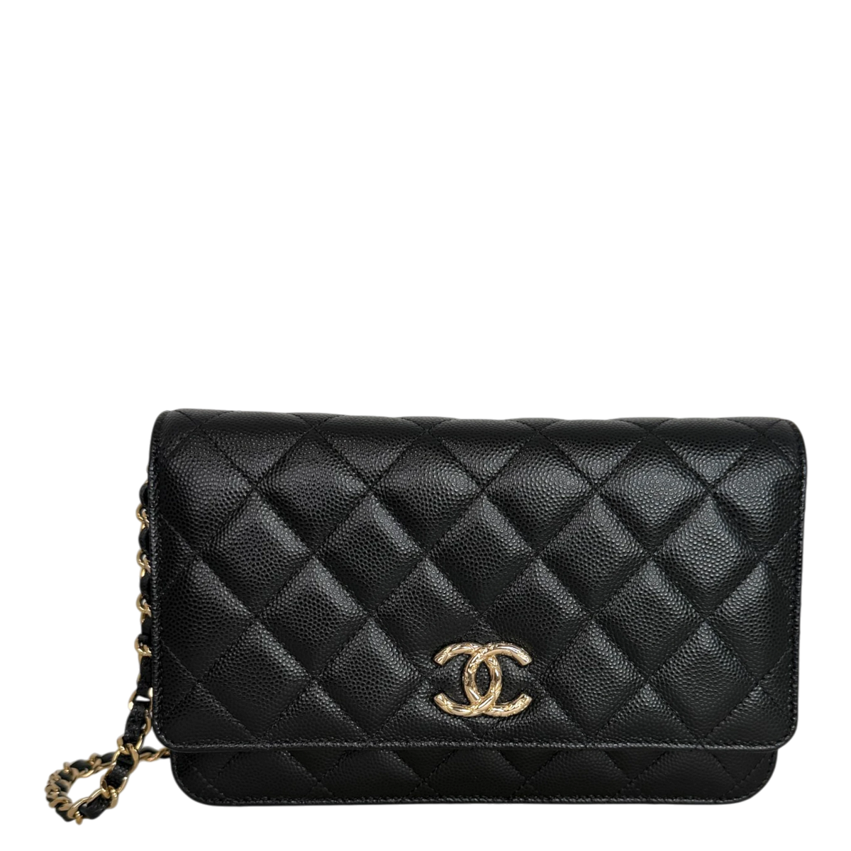 Chanel Wallet on Chain Kaviarleder schwarz GHW 2024 limited Edition Chanel