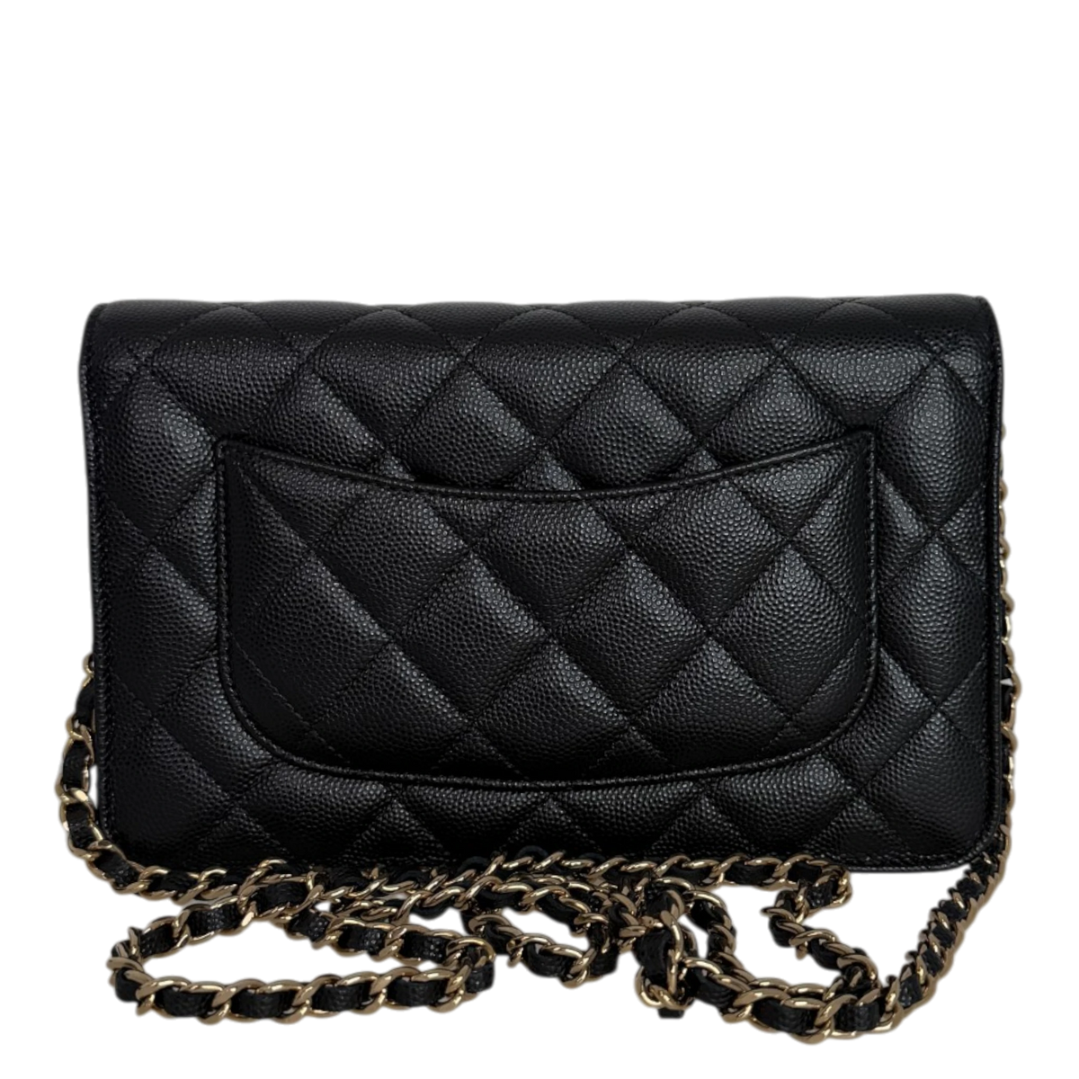 Chanel Wallet on Chain Kaviarleder schwarz GHW 2024 limited Edition Chanel