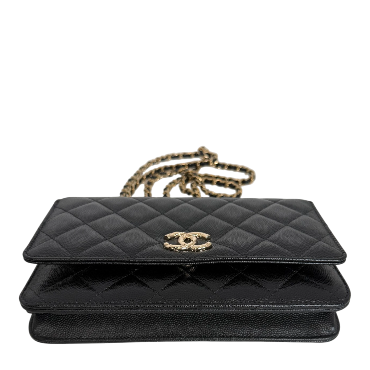 Chanel Wallet on Chain Kaviarleder schwarz GHW 2024 limited Edition Chanel
