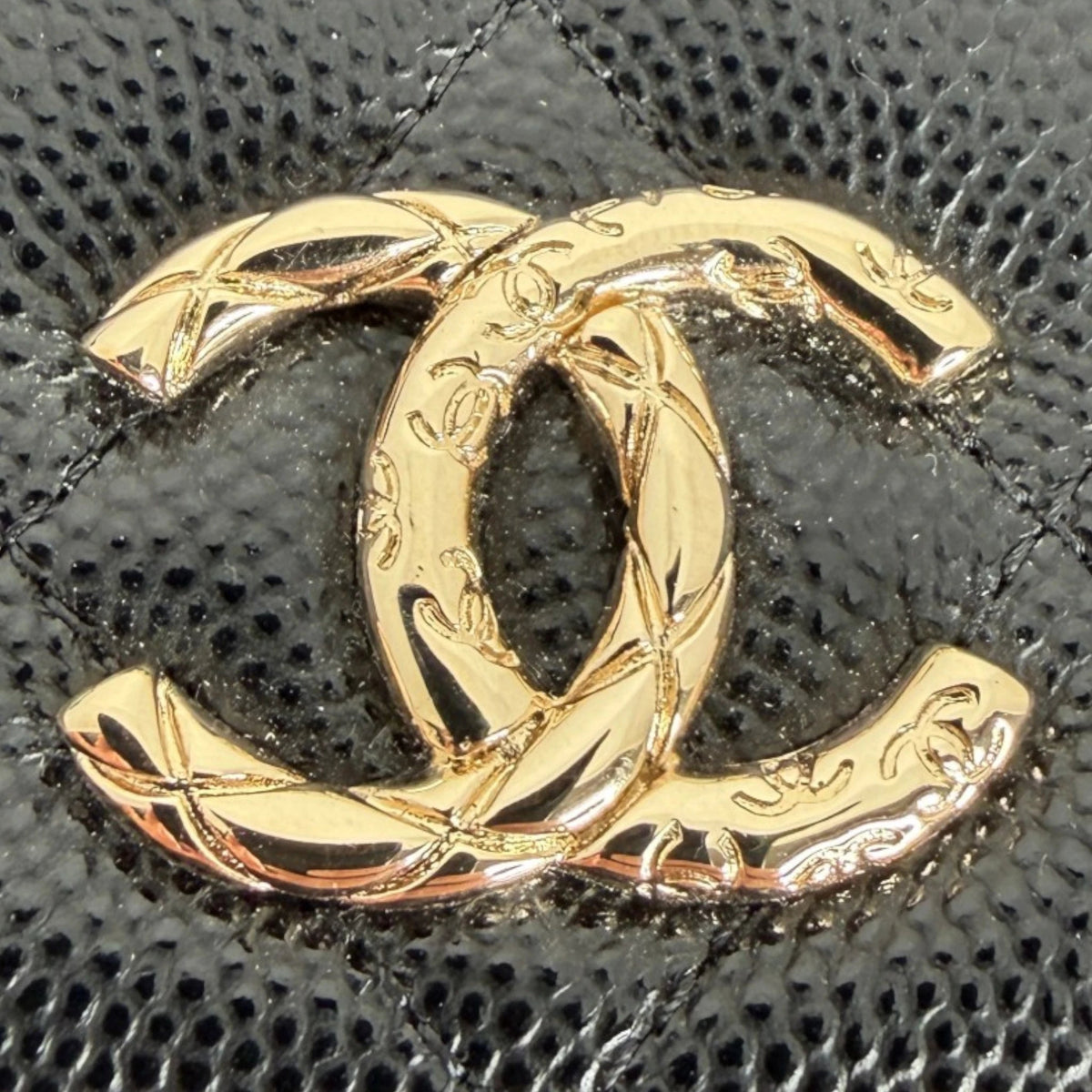 Chanel Wallet on Chain Kaviarleder schwarz GHW 2024 limited Edition Chanel
