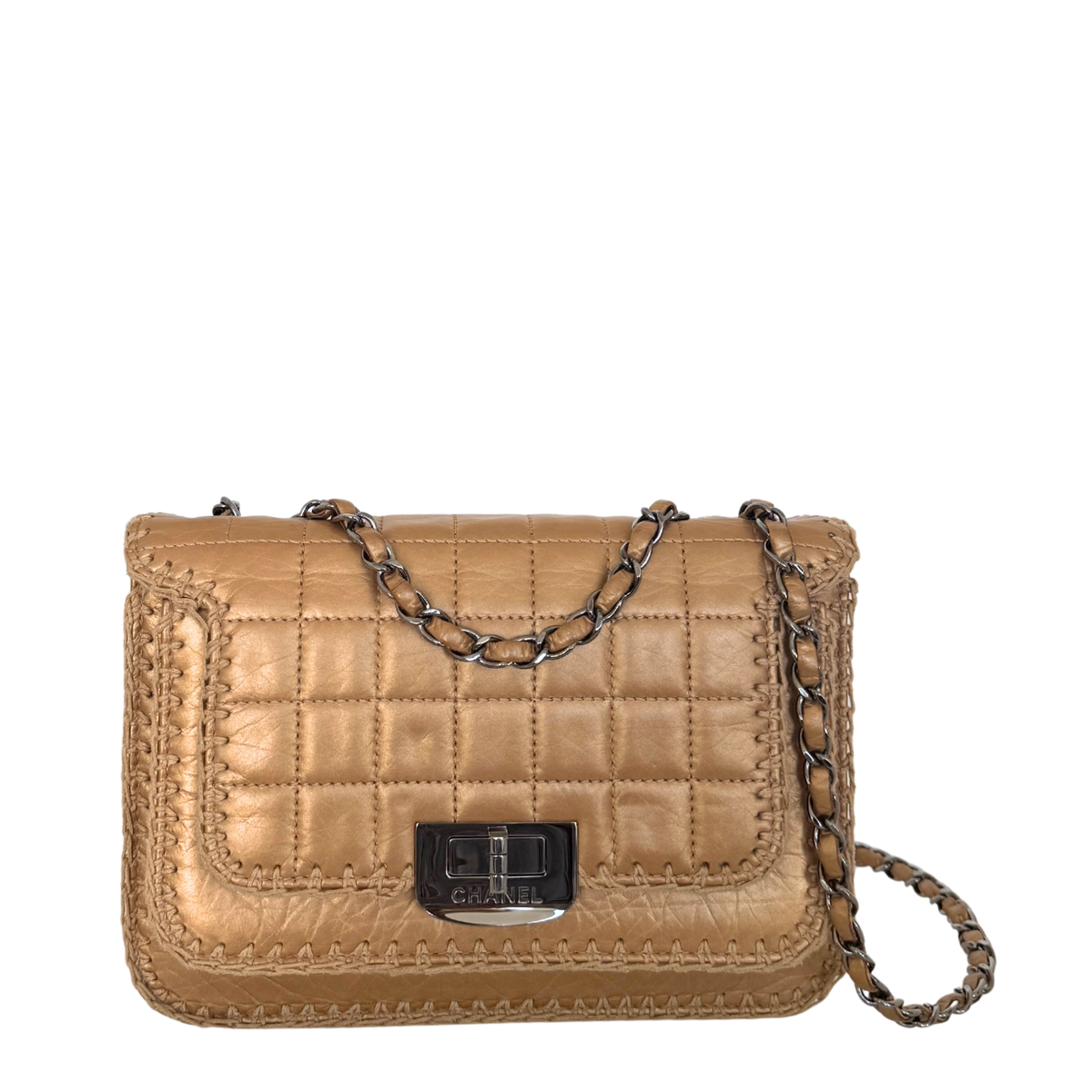 Chanel Whipstitch Flap Bag Gold / gut Chanel