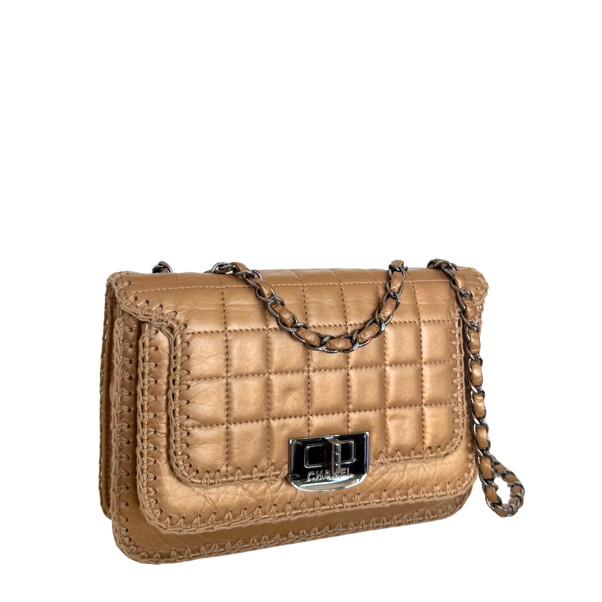 Chanel Whipstitch Flap Bag Gold / gut Chanel
