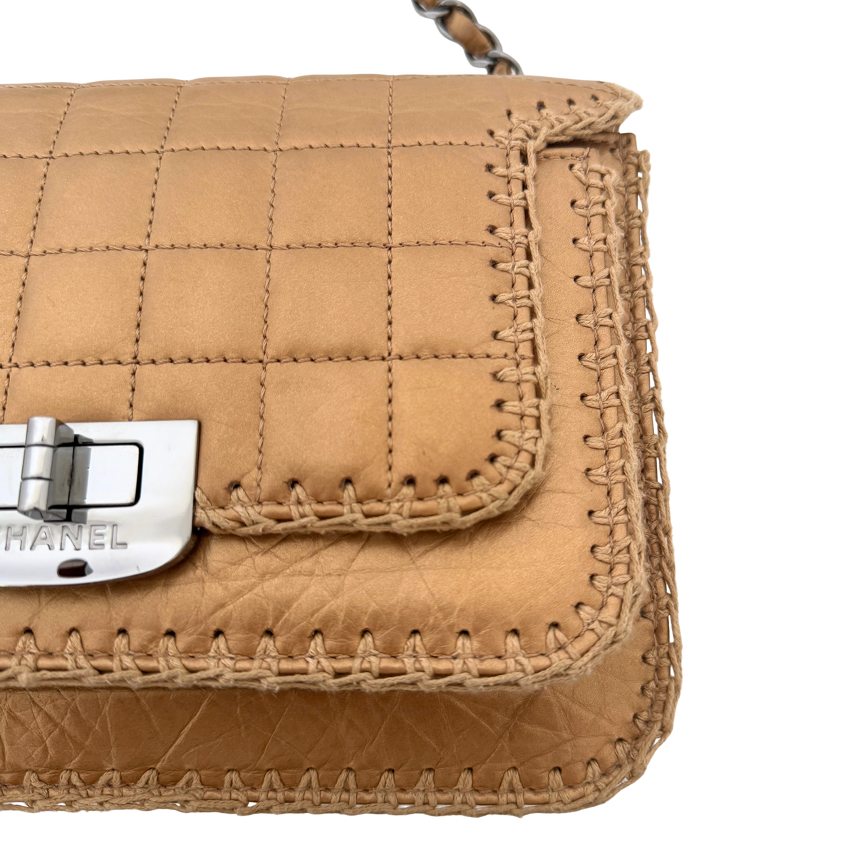 Chanel Whipstitch Flap Bag Gold / gut Chanel