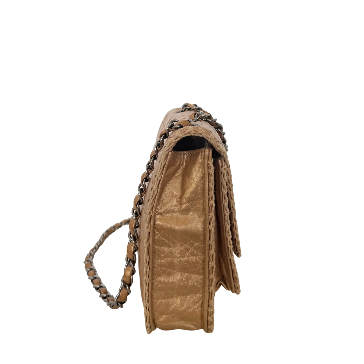 Chanel Whipstitch Flap Bag Gold / gut Chanel