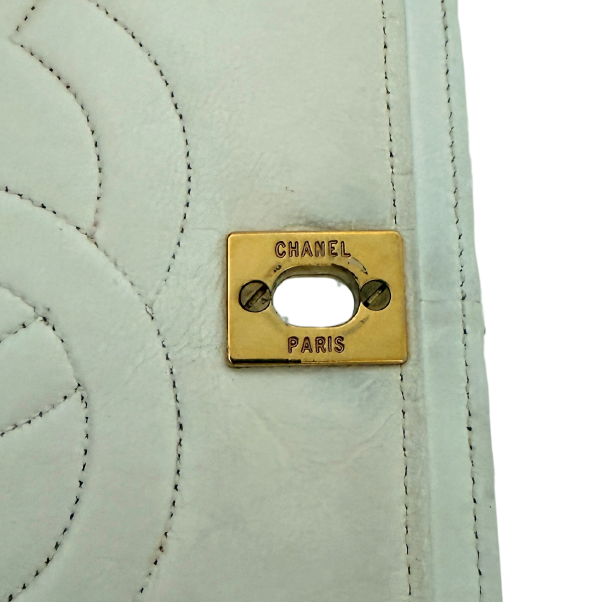 Chanel Timeless Single Flap Small Weiß / gut Chanel